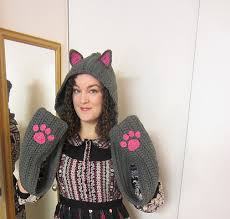 Here are some more readymade cat hats that are available for purchase. Crochet Cat Hat