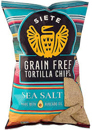 Is there gluten in tostitos corn chips? Siete Grain Free Tortilla Chips Gluten Free Sea Salt 5 Oz Vitacost