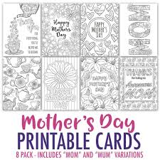 Love Printable Mothers Day Cards 14315 1080 Maries Coloring Book