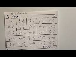 Fraction Maze Math Challenge