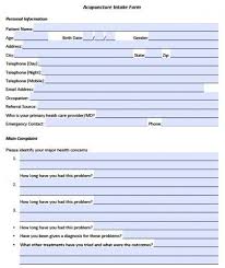 30 Intake Form Template Word Simple Template Design