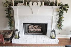 Herringbone Marble Tile To A Fireplace