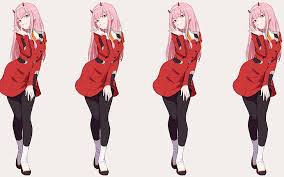 3.7k members in the animewallpapergif community. Hd Wallpaper Anime Simple Background Zero Two Darling In The Franxx Wallpaper Flare