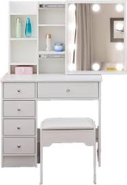 ofcasa dressing table with slide mirror