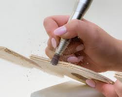 your manicure kit on wood