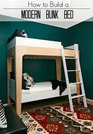 how to build modern bunk beds