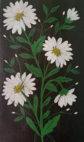 Base Flower Acrylic Canvas Painting