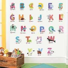 Wall Stickers English Alphabet Abc And