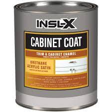 Cabinet coat is my new go to trim paint. Cabinetcoat Insl X Quart White Satin Cabinet Coat Cc5501099 44 The Home Depot