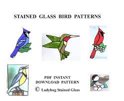 Stained Glass Bird Patterns Patterns To