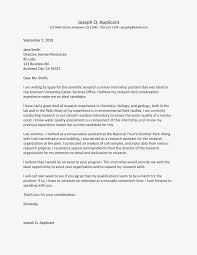 Cover Letter For An Internship Sample And Writing Tips
