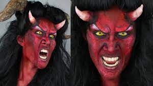 devil makeup tutorial diy horns 31