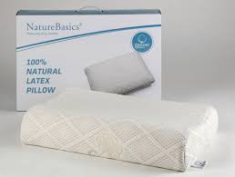 nature basics latex pillow contour