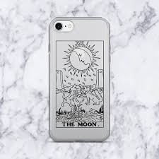 Tarot card phone case iphone xr. The Moon Tarot Card Clear Phone Case For Iphone 12 Mini 11 Pro Etsy The Moon Tarot Card Clear Iphone Case Iphone Cases