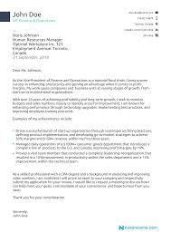 cover letter examples for writing tips cover letter example for a senior executive