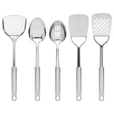 $65.85 ($2.27 per item) $40 off your qualifying first order of $250+1 with a wayfair credit card. Best Choice Products Set Of 29 Stainless Steel Kitchen Cookware Utensil Set W Spatulas Measuring Cups Spoons Silver Walmart Com Walmart Com