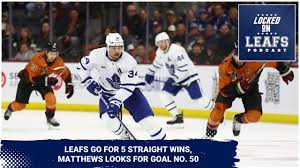 toronto maple leafs go for 5 straight