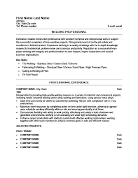 Trades Resume Templates Samples Examples Resume