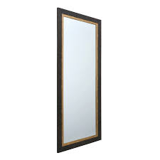 Black Gold Framed Wall Mirror 24x58