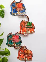 Elephant Hand Painted Hangings