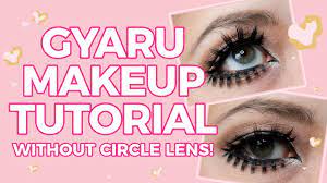 gyaru makeup tutorial without circle