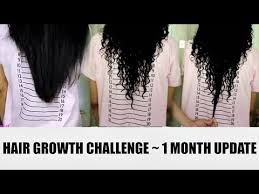 1 month hair growth update w prenatal