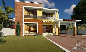 kerala modern double floor home