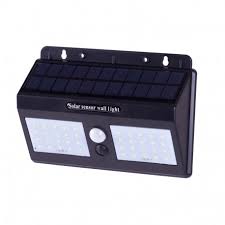 led wall light 6000ºk solar ip65 sensor