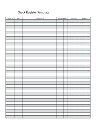 Free Check Register Template Axialsheet Co