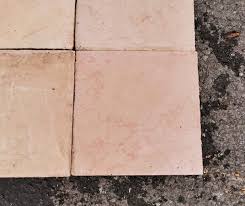Chassagne Pink Stone Square Tiles Floors