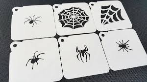 set of 6pcs cobweb spiders halloween