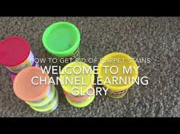how to clean play doh from carpet