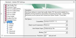 Adobe Pdf Conversion Settings Acrobat