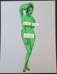 Oola (Star Wars) Nude Pin-Up Color Illustration Art Print | KeyeskeKara  Creations