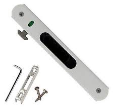 White Sliding Door Lock Modern Simple