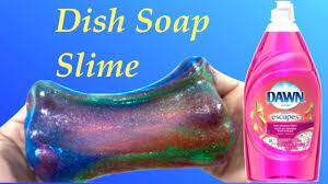 diy how to make dish soap galaxy slime