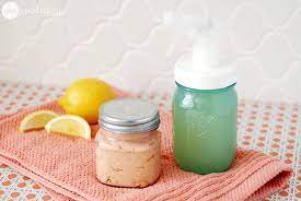 homemade citrus enzyme cleaner and scrub
