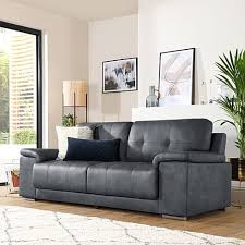 Grey Faux Leather Sofas Furniture And