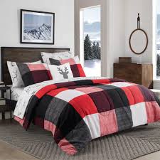 Chantecler Comforter Set Red Black White