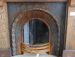 Vintage Cast Iron Fireplace Insert