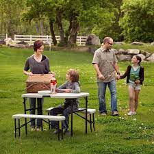 Lifetime Folding Picnic Table With