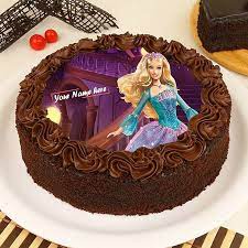 Barbie Cake With Chocolate gambar png