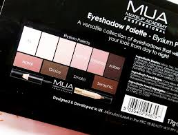 review mua elysium palette styled
