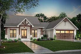 Texas Style Modern Farmhouse Plan With