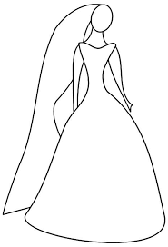 Some of the coloring page names are strapless wedding dress coloring strapless wedding, bridal coloring mermaid coloring fashion, cinderella in her wedding dress in click on the coloring page to open in a new window and print. Wedding Dress Coloring Page Coloring Sun