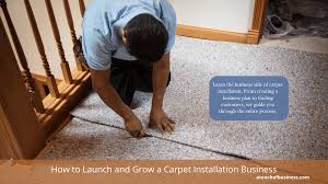 a carpet installation business