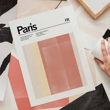 paris abstract mapiful