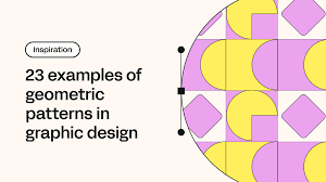 geometric patterns in graphic design