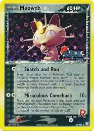 Meowth 62/82 team rocket common pokemon card nm $1.49: Rocket S Meowth Holo Ex Team Rocket Logo Ex Team Rocket Returns Pokemon Card 46 109
