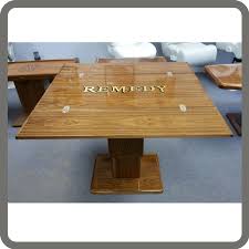 Tile a small table top instructions. Custom Teak Table With Boat Name For Sale Arrigoni Design